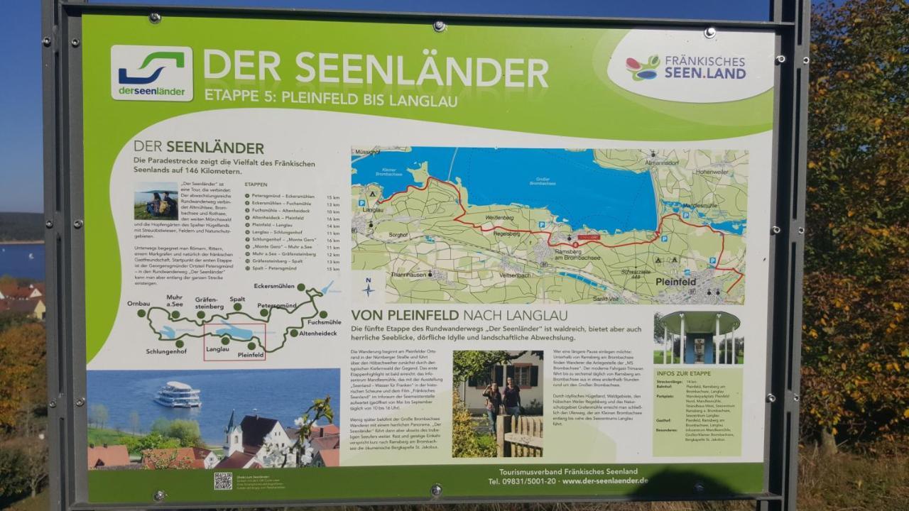 Ferienwohnung Schertel - Dorsbrunn Pleinfeld Dış mekan fotoğraf